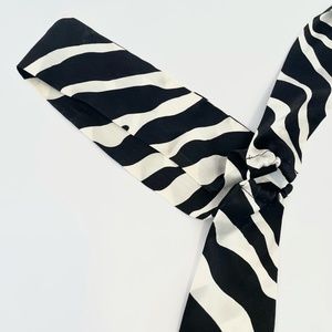 Silk Zebra Headband